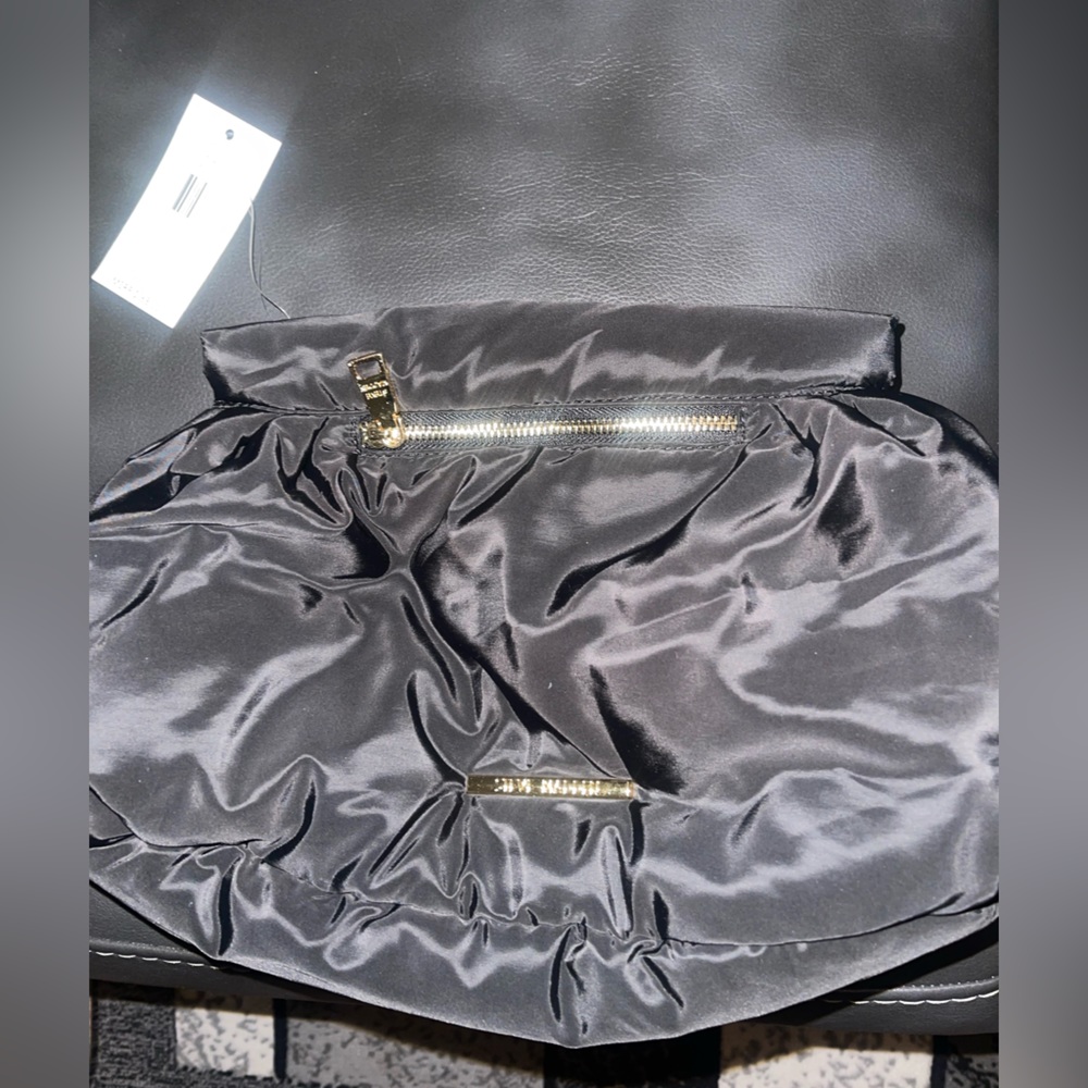 Black Steve Madden Puffer Purse